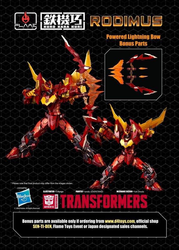 Flame Toys Kuro Kara Kuri Transformers Rodimus Official Image  (26 of 27)